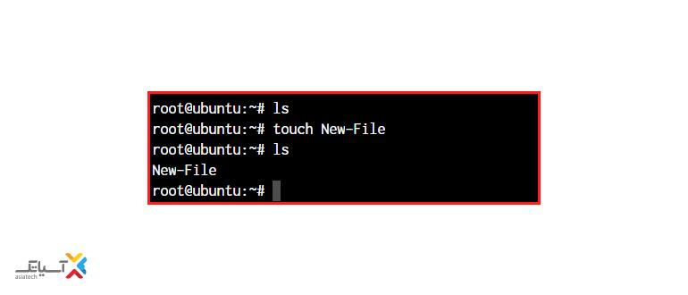 دستور touch