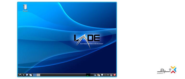 اجرای محیط گرافیکی LXDE