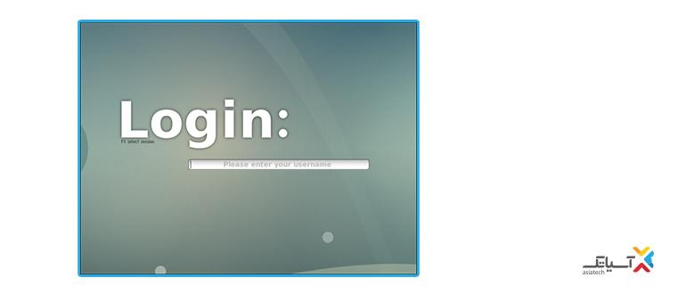 مراحل نمایش صفحه login گرافیکی