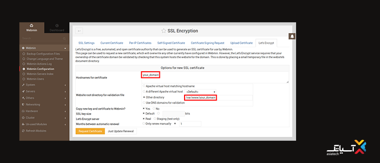 اضافه کردن گواهی معتبر با Let’s Encrypt