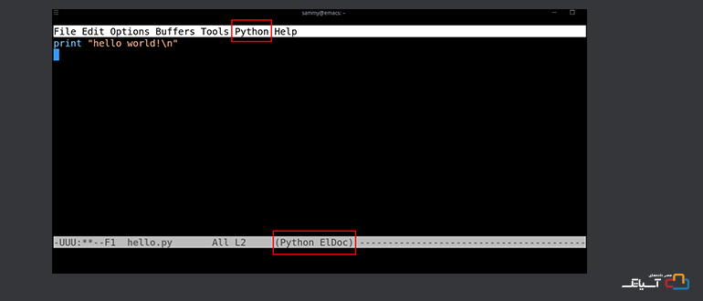 آموزش ورود به مود Major در ویرایشگر Emacs
