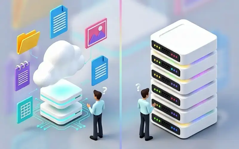 تفاوت سرور مجازی و ابری