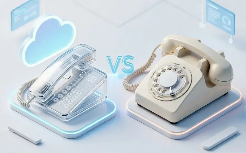 مقایسه تلفن ابری با تلفن ثابت مخابرات