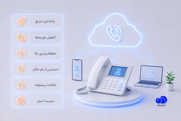 مزایای مرکز تلفن ابری