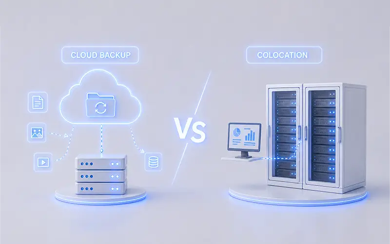 مقایسه بکاپ ابری و کولوکیشن